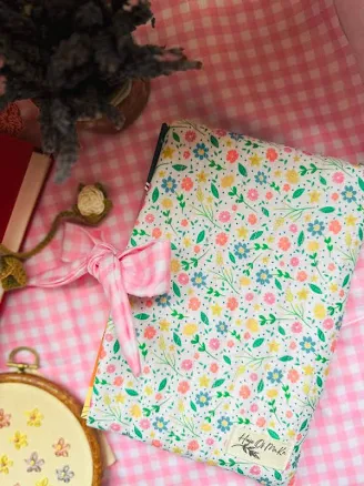 Handcrafted Quilted Book Sleeve — Mother's Day gift for a grandmother, shoppable idea