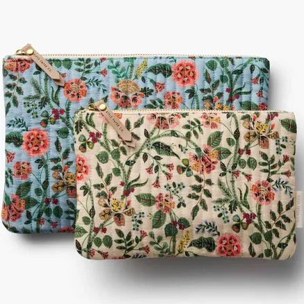 Custom Quilted Cotton Pouch — Mother's Day gift for a grandmother, shoppable idea