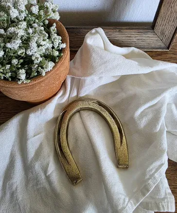 Vintage-Style Solid Brass Horse Paperweight — Mother's Day gift for a grandmother, shoppable idea