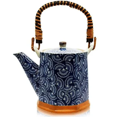 Artisan Rattan Handle Teapot — Mother's Day gift for your mother in law, shoppable idea