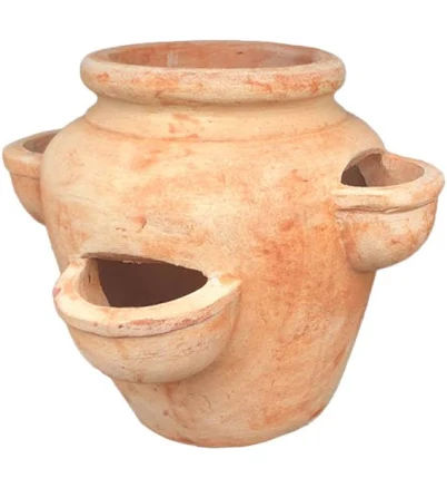 Hand-Thrown Terracotta Strawberry & Herb Pot — Mother's Day gift for your mother in law, shoppable idea