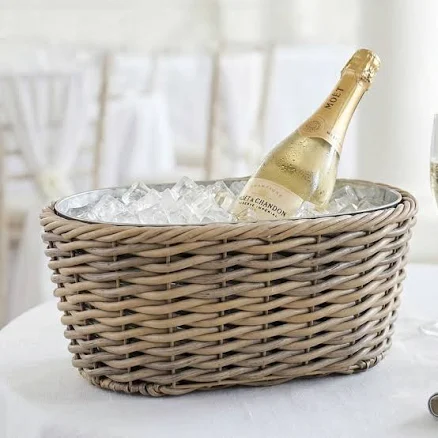 Hand-woven Rattan Ice Bucket — Mother's Day gift for your mother in law, shoppable idea