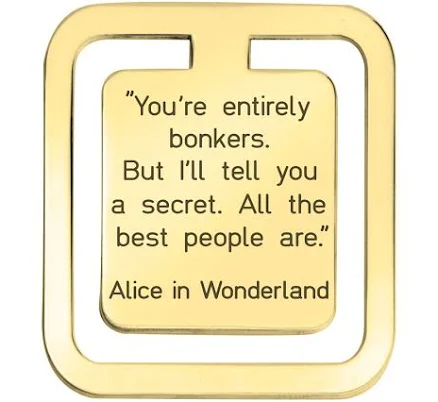 Personalised Gold Bookmark — Mother's Day gift for your mother in law, shoppable idea