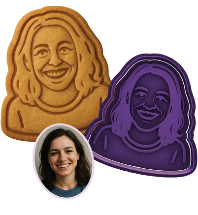Custom 3D-Printed 'Grandkid Art' Cookie Cutters — Mother's Day gift for your mother in law, shoppable idea