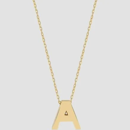 Custom Gold Initial Charm — Mother's Day gift for your mother in law, shoppable idea