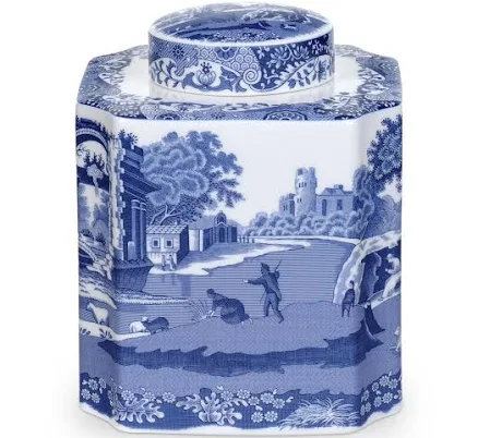 Hand-Painted Porcelain Tea Caddy — Mother's Day gift for your mother in law, shoppable idea