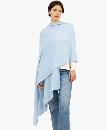Heavyweight Silk-Cashmere Coastal Wrap — Mother's Day gift for your mother in law, shoppable idea