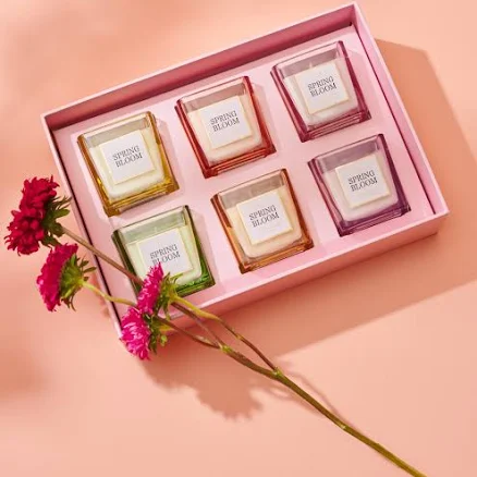 Artisanal Candle Set with Botanical Scents (Lavender, Sage, Wildflower) — Mother's Day gift for your wife from her husband — shoppable idea