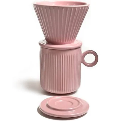 Hand-Thrown Ceramic Pour-Over Set — Mother's Day gift for your wife from her husband — shoppable idea