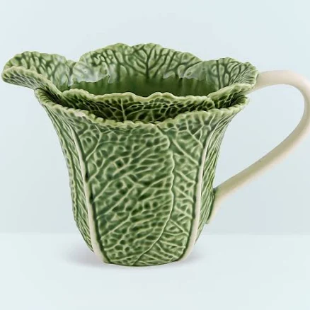 Artisan Cabbage Ceramic Pitcher — Mother's Day gift for your wife from her husband — shoppable idea