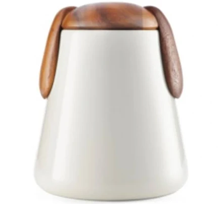 Artisan Ceramic Dog Treat Jar — Mother's Day gift for your wife from her husband — shoppable idea