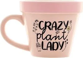 Ceramic Mug with Sarcastic Plant Lady Wisdom — Mother's Day gift for your wife from her husband — shoppable idea