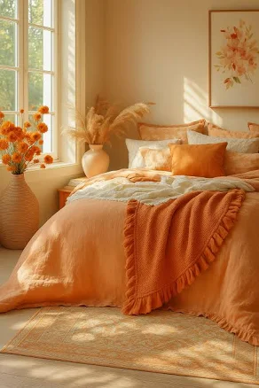 Organic Cotton Waffle Knit Nesting Throw — Mother's Day gift for your wife from her husband — shoppable idea