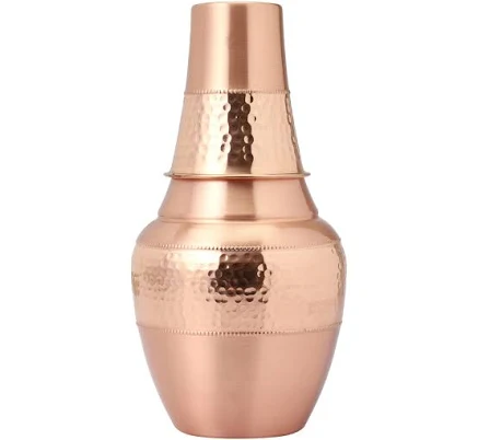 Solid Brass Bedside Water Carafe & Glass — Mother's Day gift for your wife from her husband — shoppable idea