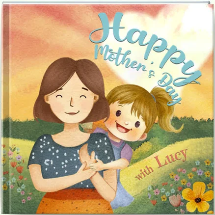 Personalized Hardcover Memory Book — Mother's Day gift for your wife from her husband — shoppable idea