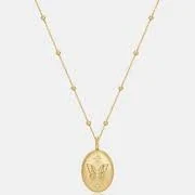 18k Gold 'Wilderkind' Butterfly Locket — Mother's Day gift for your wife from her husband — shoppable idea